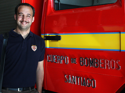 Chilean firefighter Chilean firefighter