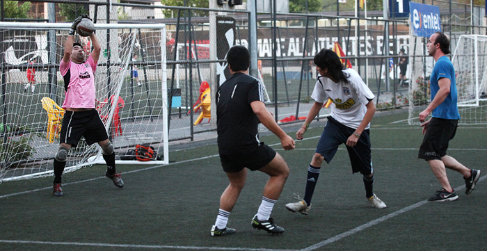 Goalie block Goalie block