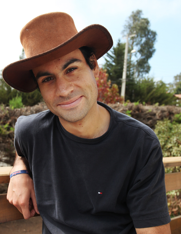 Max in a hat