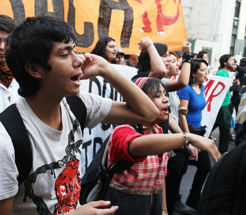 student protesters